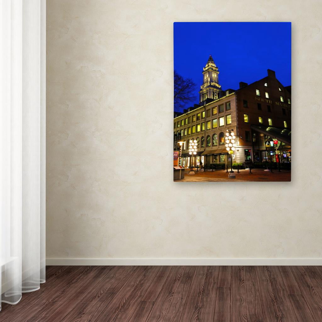 Trademark Fine Art "Boston 3" Canvas Art by CATeyes