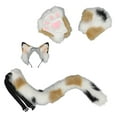 thumbnail image 1 of MERIGLARE Cat Ears Tail and Paws Animal Ears for Graduation Ceremony Role Playing Prom B, 1 of 8