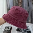 thumbnail image 4 of CoCopeaunts Outdoor Sprots Bucket Hats for Women Vintage Wash Denim Bucket Hats Men Panama Hat Hip Hop Hat Sun Hats for Men, 4 of 6