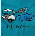 thumbnail image 2 of Golf Cart Puddle Golfing Sports Caddy Men's Graphic T Shirt Tees Brisco Brands S, 2 of 6