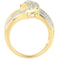 thumbnail image 2 of 1/2 Carat T.W. Baguette and Round Diamond 10kt Yellow Gold Twist Ring, 2 of 3