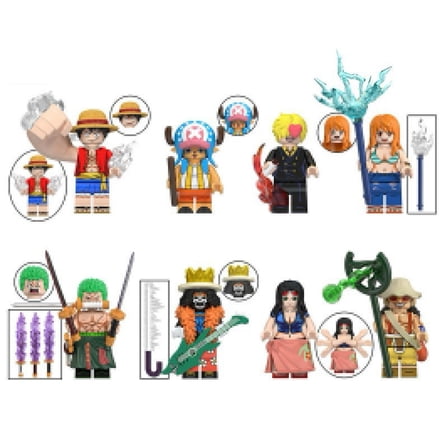 8 Pcs Action Figures Building Blocks Toys Set, Collectible 1.77 Inchs Minifigures Building Kits Awesome Gift for Kids Fans of the Character Building Toys