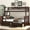 Espresso, variant on Newest Twin over Twin Bunk Bed with Drawers, Convertible to 2 Separate Beds, White Wooden Bunk Bed with Storage, Space Saving 2-in-1 Bed Frame