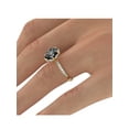 thumbnail image 5 of 1.50 CTW 14K Yellow Gold Black Diamond Ring with Diamonds Flower Vintage Halo, 5 of 5