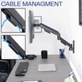 thumbnail image 2 of VIVO Mechanical Spring Extended Arm, 17" to 32" Computer Monitor Wall Mount, 2 of 8