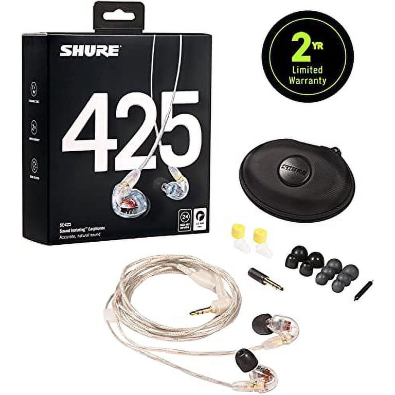 Shure SE425-CL Professional Sound Isolating Earphones with Dual