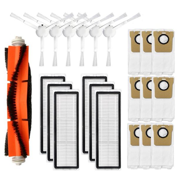 Reemplazo de robots de barrido 22 piezas para Dreame S10/s10 Pro filtro Hepa bolsa de polvo de cepillo lateral principal