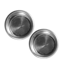 Hytrove Coffee Maker Filter Basket Stainless Steel 2Pcs 1.93X1.54X0.51In