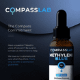thumbnail image 6 of Compass Laboratory Methylene Blue 1% | USP-Grade | Third-Party Tested Brain Health Dietary Supplement | 50ml Glass Dropper Bottle | No Formaldehyde, 6 of 10
