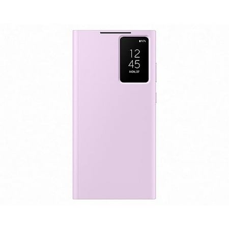 Official Samsung Galaxy S23 Ultra Smart View Wallet Case Cover - Lilac