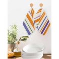 thumbnail image 2 of Burnt Orange Striped Kitchen Dish Towels for Drying Dishes Set of 4, Farmhouse Thin Line Modern Abstract Art Waffle Weave Microfiber Hand Tea Bathroom Towels Quick Dry & Absorbent Towel 12x12, 2 of 7