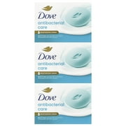 Dove Antibacterial Care, Beauty Bar Soap , 3 Bars, 3.17 oz (90 g) Each
