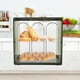 thumbnail image 3 of Panera de doble capa para encimera de cocina, organizador de despensa, recipiente transparente para guardar pan, contenedor hermético para pan, 3 of 8