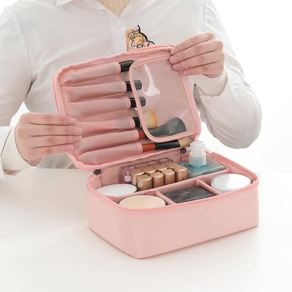 Travel Storage Cosmetic Bag Large Capacity Folding Washing Bag Lipstick Bag Portable Storage Bag