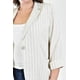 thumbnail image 4 of Blazer lino con líneas Roman Fashion /Tallas Extras, 2401 (Hueso líneas) beige 38, 4 of 6