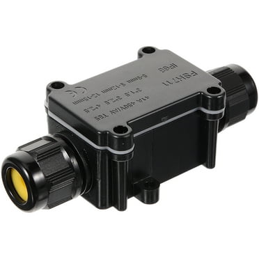 Project Box Plastic Electrical Box 2-way Weatherproof Cable Junction Box for Outdoor