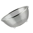 thumbnail image 3 of Colador de cocina multifuncional de acero inoxidable para lavar arroz, colador de alimentos con base para frutas y verduras, 22 x 9 cm (8,7 x 3,5 pulgadas), 3 of 13