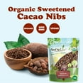 thumbnail image 4 of Organic Sweet Cacao Nibs, 4 Ounces – Lightly Sweetened with Coconut Sugar – by Food to Live, 4 of 7