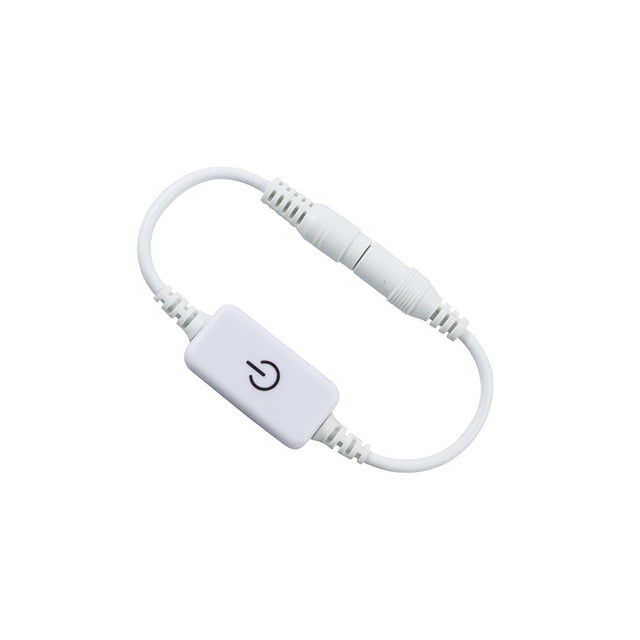 Interruptor de luz regulable eléctrico Injueey Con Sensor táctil Blanco