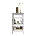 thumbnail image 3 of White 4 Shelf, 30" High For Bathroom & Living Room - Space Efficient Elegant Management, 3 of 3
