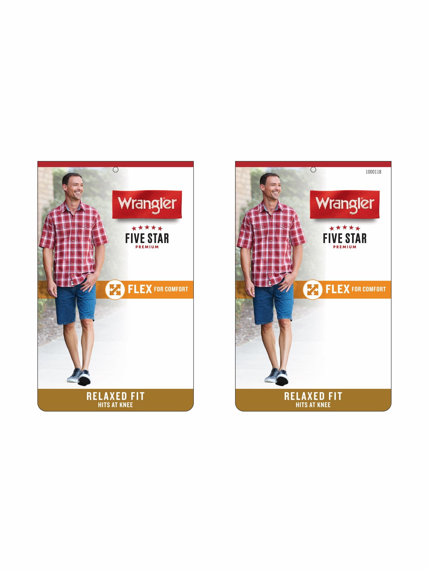 Wrangler® Men's and Big Men's Relaxed Fit Five Pocket Denim Short (30-50)
