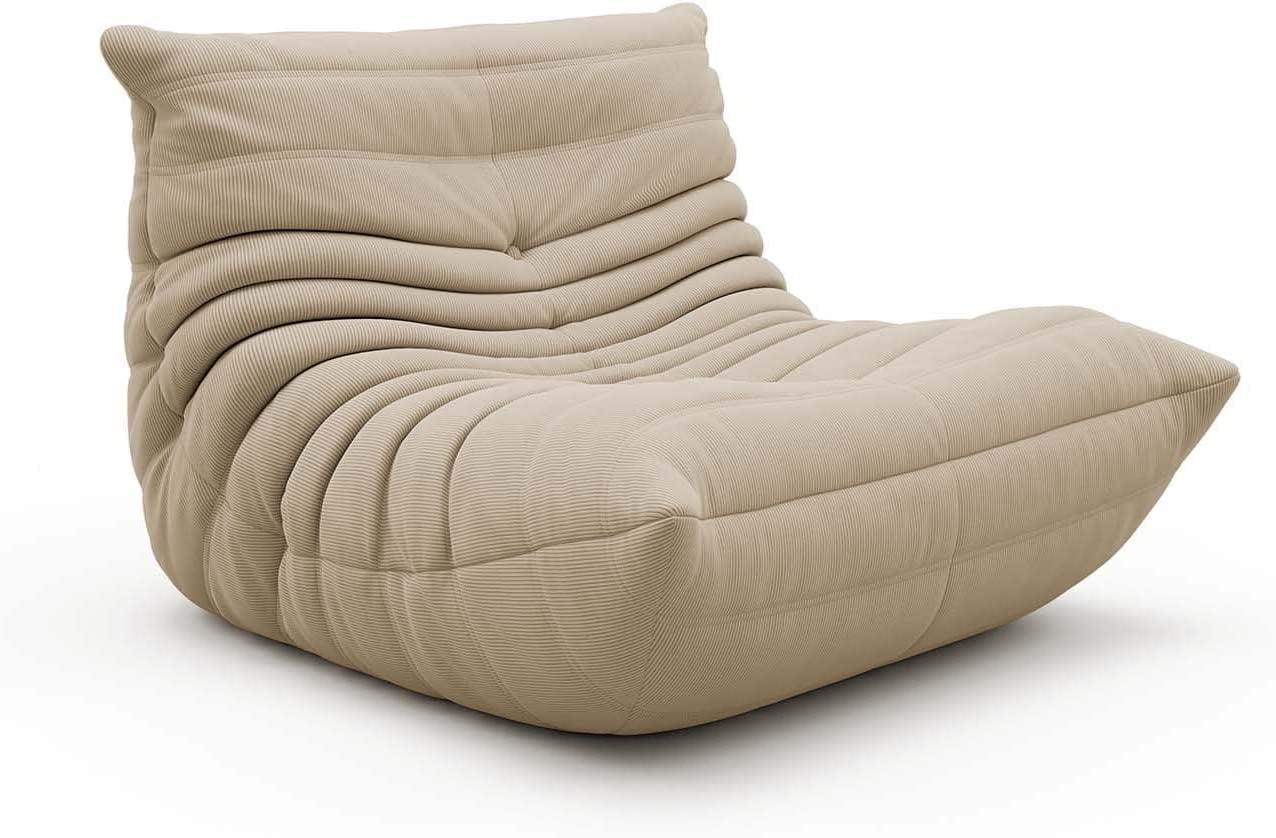 Memory Foam Floor Sofa, Comfortable Back Support Lazy Sofa, Comfy for