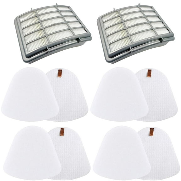 HEPA Filter for Shark Navigator Filters NV350 NV351 NV352 NV355 NV356 NV360 NV370 NV357 NV391 UV440 NVLFT199 UV490CCO UV540, For Shark Filters XFF350 XHF350 (2 Foam and Felt 2 Hepa Filter)