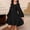 A17 Black, variant on Girls Vintage Square Neck Long Sleeve Dress Smocked Waist Puff Sleeve High Low Ruffle Hem Dress Renaissance Gothic Party Holiday Evening Dresses