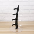 thumbnail image 2 of Sailboat Shape Glasses Display Stand Sunglasses Holder Eyeglass Organizer Storage Rack for Home Shop (Black, 4 Layers), 2 of 5