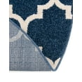 thumbnail image 4 of Unique Loom Trellis Collection Area Rug - Philadelphia (3' 1" x 6' 1" Hearth Dark Blue/Navy Blue), 4 of 12
