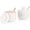 White, variant on Radicaln Marble Salt Cellar with Lid 3 inches Handmade White Salt Jar Set of 2 with Spoon, Table Salt Storage For Kitchen Countertop, Ideal Salt Container, Salt Dish and Sugar Bowl For Table