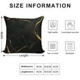thumbnail image 2 of Black White And Gold Marble Pillow Covers,Black White And Gold Marble Throw Pillow Covers 20"×20" ,Living Room Sofa Couch Pillow Covers,Decorative Pillow Covers, 2 of 7