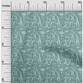 thumbnail image 1 of oneOone Polyester Lycra Fabric Leaves & Floral Block Printed Fabric 1 Yard 56 Inch Wide, 1 of 4