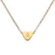 thumbnail image 1 of Collar Inicial de Corazón Uxcell para Mujeres, Cadena de Acero Inoxidable Baño de Oro de 18K, Collar Personalizado con Letra A para Regalos de Joyería para Mujeres, Tono Dorado, 1 of 6