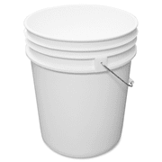Impact Products 5-gallon Utility Pail - 20 quart - Chemical Resistant, Durable - 14.5" - Steel, Plastic, Polyethylene - White - 1 Each