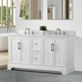 thumbnail image 3 of Vanity Art 60 x 22 x 34 in. Single Sink Bathroom Vanity with Quartz Top & Backsplash, White, 3 of 10