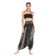 thumbnail image 2 of Pantalones de harén con estampado floral de mujer Pantalones de baile de yoga de cintura ajustada negro verde Sunnimix Pantalones de harén para mujeres, 2 of 8