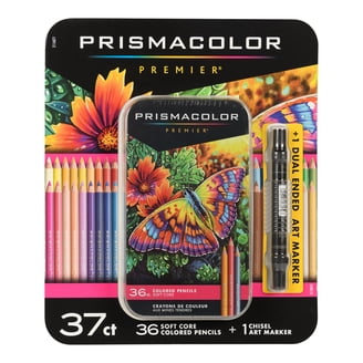 Prismacolor, Verithin Colored Pencils, 36 Count, Assorted Colors