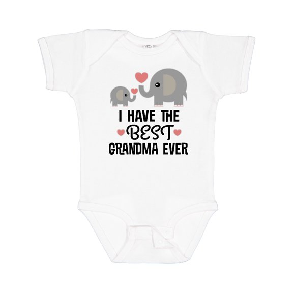 Inktastic Grandkids Best Grandma Ever Boys or Girls Baby Bodysuit
