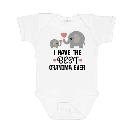 

Inktastic Grandkids Best Grandma Ever Gift Baby Boy or Baby Girl Bodysuit