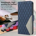 thumbnail image 6 of Allytechgroup Flip Cover Case for Samsung Galaxy Note 10+, Premium PU Leather Stand Cards Holder Hand Wrist RFID Blocking Bumper Shockproof Phone Case for Samsung Galaxy Note 10+, Blue, 6 of 6