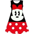 thumbnail image 2 of Vestido de verano para niñas de Minnie, vestido sin mangas con estampado de Minnie Mickey, nuevo vestido sin mangas de moda informal en verano, Super Cute100 Gao Jinjia LED, 2 of 2