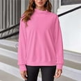 thumbnail image 3 of Womens Oversized Sweatshirts Turtleneck Pullover Long Sleeve Hoodies Tops Fall Fashion Outfits Clothes, 3 of 7