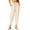 Beige, variant on BLVB Women's Cropped Lounge Pants Lightweight Elastic Waist Tapered Pant with Pockets Summer Casual Loose Trousers