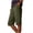 Green, variant on vigerkar Women's Casual Summer Bermuda Shorts Side Split Button Deco Knee Length Long Shorts with Pockets, Dressy High Waisted Work & Beach Outfits (Light Green, XXL)