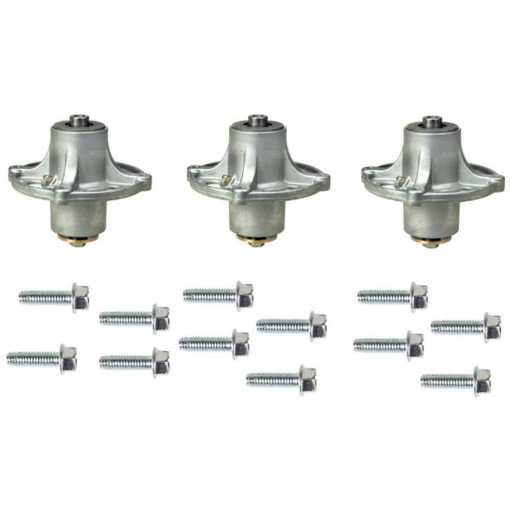 Set of (3) Spindle Assembly with Screws fits Snapper Lawn Mowers