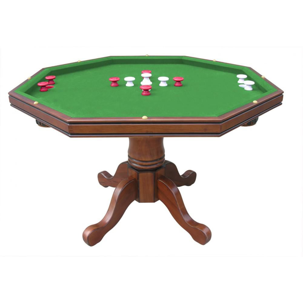 Table de Poker ou Bridge 89x89 en bouleau et feutre