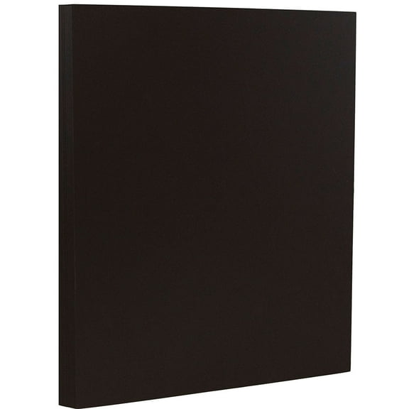 JAM Matte Paper, 8.5 x 11, 28lb Black, 50/Pack
