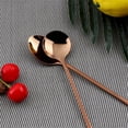 thumbnail image 1 of Flatware Tableware Plastic dining spoon-Spoons X 12 (12 Per Pack) Stainless Steel(Gold, One Size), 1 of 3
