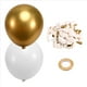 thumbnail image 2 of Globos de Látex Blancos y Dorados, 67 Piezas de Globos de Reunión Metálicos Dorados y Blancos de 12 Pulgadas para Cumpleaños, Graduación, Boda, 2 of 5